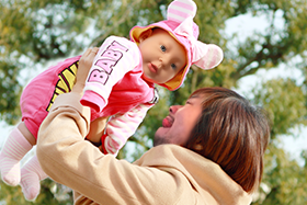 赤ちゃんの世話